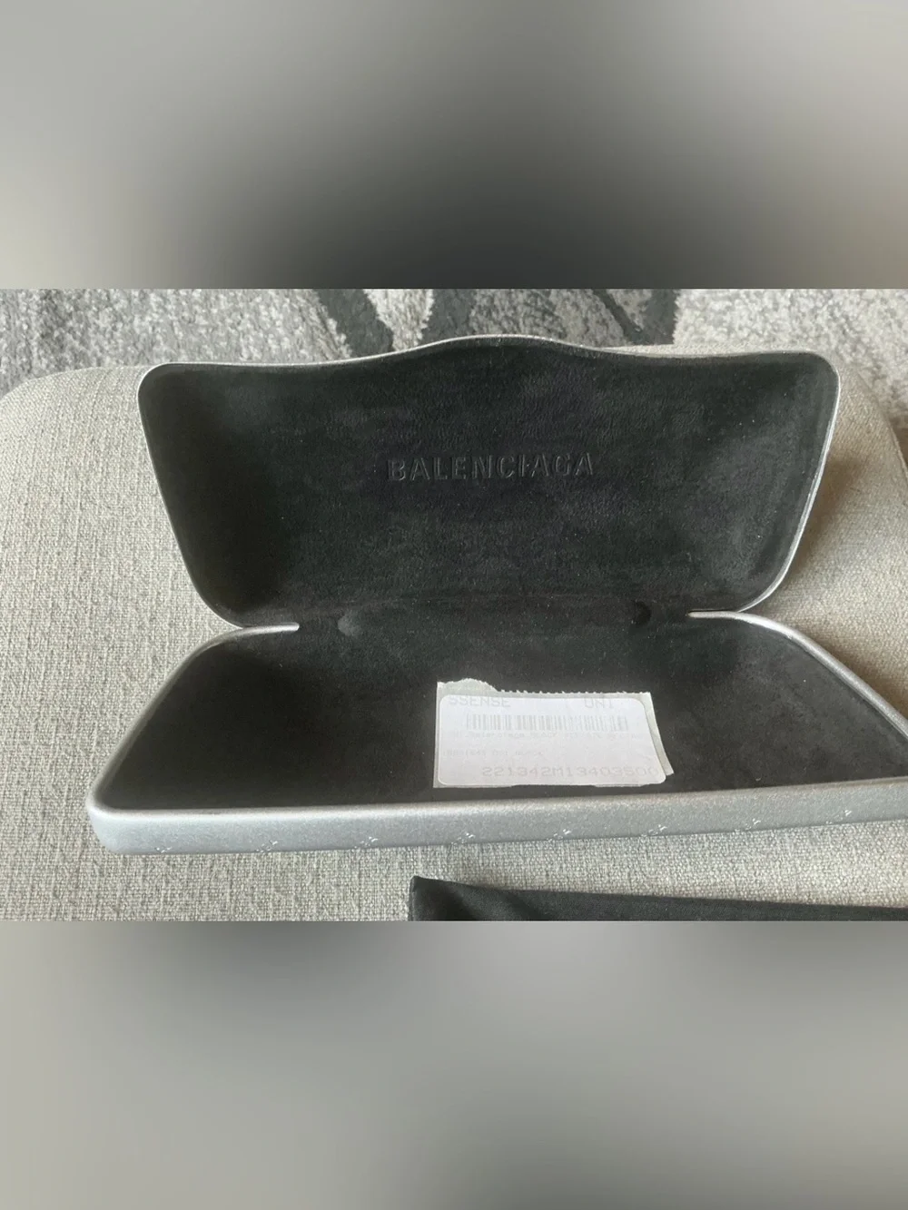 Balenciaga Black Men’s BB0164S Rectangular Sunglasses